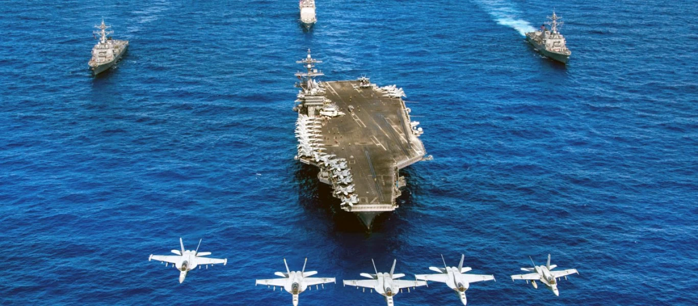 Πολεμικά πλοία των Ηνωμένων Πολιτειών κινήθηκαν προς απάντηση κινεζικών επιθετικών κινήσεων